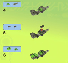 LEGO 7067 instructions page 5 – build guide