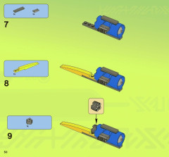 LEGO 7067 instructions page 50 – build guide