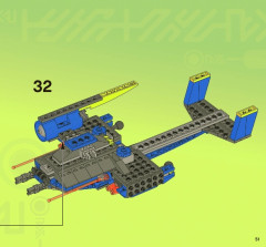 LEGO 7067 instructions page 51 – build guide