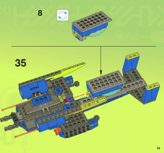 LEGO 7067 instructions page 59 – build guide