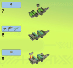 LEGO 7067 instructions page 6 – build guide