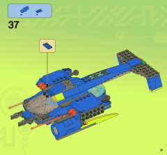 LEGO 7067 instructions page 61 – build guide