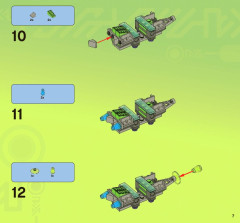 LEGO 7067 instructions page 7 – build guide