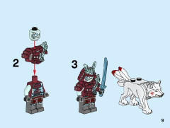 LEGO 70671 instructions page 9 – build guide