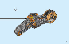 LEGO 70672 instructions page 43 – build guide