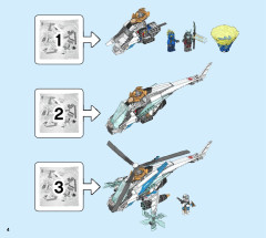 LEGO 70673 instructions page 4 – build guide