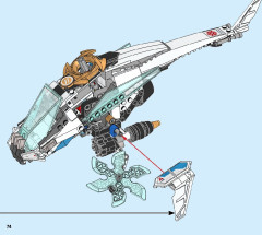 LEGO 70673 instructions page 74 – build guide