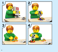 LEGO 70675 instructions page 2 – build guide