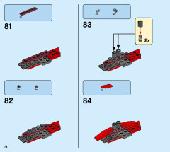 LEGO 70675 instructions page 74 – build guide