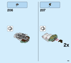 LEGO 70676 instructions page 143 – build guide