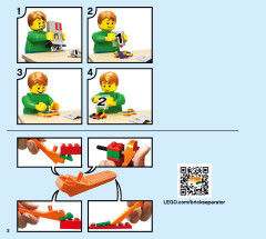 LEGO 70676 instructions page 2 – build guide