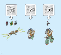 LEGO 70676 instructions page 4 – build guide