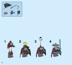 LEGO 70676 instructions page 8 – build guide
