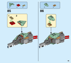 LEGO 70676 instructions page 85 – build guide