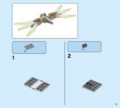 LEGO 70676 instructions page 9 – build guide