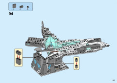 LEGO 70678 instructions page 127 – build guide