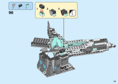 LEGO 70678 instructions page 129 – build guide