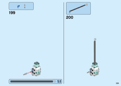 LEGO 70678 instructions page 209 – build guide