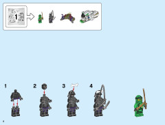 LEGO 70679 instructions page 6 – build guide