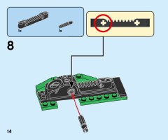 LEGO 70681 instructions page 14 – build guide
