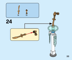 LEGO 70681 instructions page 33 – build guide