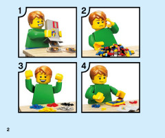 LEGO 70682 instructions page 2 – build guide