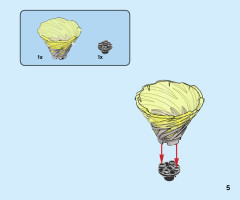 LEGO 70682 instructions page 5 – build guide