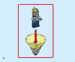 LEGO 70682 instructions page 6 – build guide