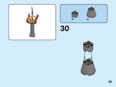 LEGO 70684 instructions page 35 – build guide