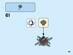 LEGO 70684 instructions page 65 – build guide