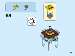 LEGO 70684 instructions page 69 – build guide