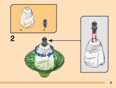 LEGO 70689 instructions page 9 – build guide