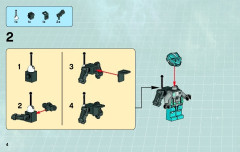 LEGO 70700 instructions page 4 – build guide