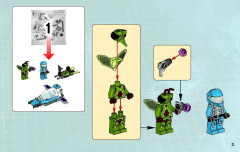 LEGO 70701 instructions page 3 – build guide