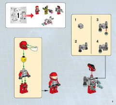 LEGO 70702 instructions page 3 – build guide