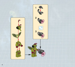 LEGO 70702 instructions page 4 – build guide