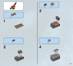 LEGO 70702 instructions page 43 – build guide