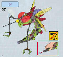 LEGO 70702 instructions page 54 – build guide