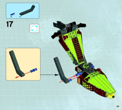 LEGO 70703 instructions page 43 – build guide