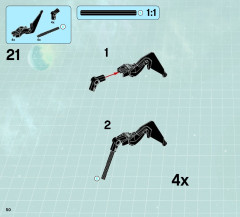 LEGO 70703 instructions page 50 – build guide