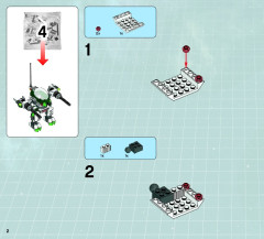 LEGO 70704 instructions page 2 – build guide