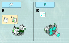 LEGO 70706 instructions page 8 – build guide