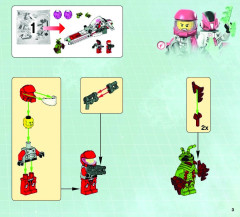 LEGO 70708 instructions page 3 – build guide
