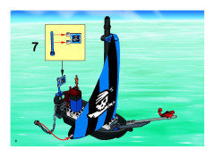 LEGO 7072 instructions page 8 – build guide