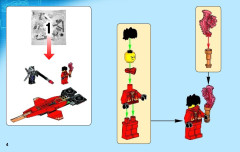 LEGO 70721 instructions page 4 – build guide