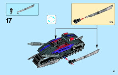 LEGO 70722 instructions page 41 – build guide