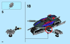 LEGO 70722 instructions page 44 – build guide