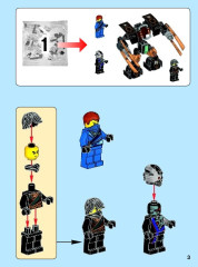 LEGO 70723 instructions page 3 – build guide