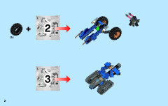 LEGO 70723 instructions page 2 – build guide