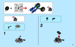 LEGO 70723 instructions page 3 – build guide